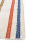 checkers ivory wool flat weaves Rug - Corner checkers ivory wool flat weaves Rug - Corner