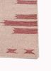 bedouin red and orange wool flat weaves Rug - Corner bedouin red and orange wool flat weaves Rug - Corner