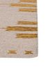bedouin ivory wool flat weaves Rug - Corner