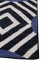 alhambra grey and black wool flat weaves Rug - Corner