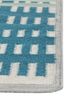 alhambra blue wool flat weaves Rug - Corner alhambra blue wool flat weaves Rug - Corner