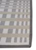 alhambra grey and black wool flat weaves Rug - Corner