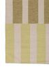 checkers ivory wool flat weaves Rug - Corner