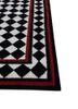 alhambra grey and black wool flat weaves Rug - Corner alhambra grey and black wool flat weaves Rug - Corner