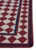 alhambra red and orange wool flat weaves Rug - Corner alhambra red and orange wool flat weaves Rug - Corner