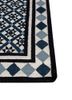 alhambra ivory wool flat weaves Rug - Corner