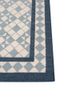 alhambra ivory wool flat weaves Rug - Corner