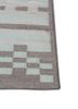 checkers grey and black wool flat weaves Rug - Corner checkers grey and black wool flat weaves Rug - Corner