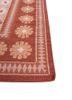 alhambra pink and purple wool flat weaves Rug - Corner