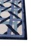 alhambra blue wool flat weaves Rug - Corner alhambra blue wool flat weaves Rug - Corner