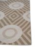 checkers gold wool flat weaves Rug - Corner checkers gold wool flat weaves Rug - Corner