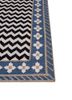 alhambra ivory wool flat weaves Rug - Corner