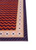 alhambra pink and purple wool flat weaves Rug - Corner