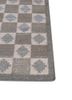 alhambra grey and black wool flat weaves Rug - Corner