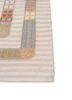 checkers ivory wool flat weaves Rug - Corner checkers ivory wool flat weaves Rug - Corner