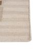 checkers ivory wool flat weaves Rug - Corner