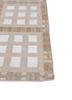 checkers ivory wool flat weaves Rug - Corner