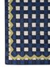 alhambra blue wool flat weaves Rug - Corner alhambra blue wool flat weaves Rug - Corner