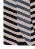checkers grey and black wool flat weaves Rug - Corner