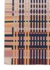 checkers blue wool flat weaves Rug - Corner checkers blue wool flat weaves Rug - Corner