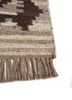 bedouin beige and brown afghan wool flat weaves Rug - Corner bedouin beige and brown afghan wool flat weaves Rug - Corner