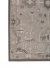 bedouin grey and black wool flat weaves Rug - Corner
