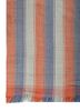 indusbar red and orange wool flat weaves Rug - Corner