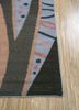 orenda pink and purple wool flat weaves Rug - Corner orenda pink and purple wool flat weaves Rug - Corner