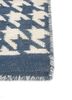 alhambra blue wool flat weaves Rug - Corner alhambra blue wool flat weaves Rug - Corner