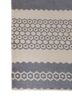 indusbar grey and black wool flat weaves Rug - Corner