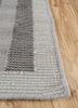 abrash grey and black wool flat weaves Rug - Corner abrash grey and black wool flat weaves Rug - Corner
