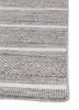 abrash grey and black wool flat weaves Rug - Corner