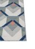 checkers ivory wool flat weaves Rug - Corner checkers ivory wool flat weaves Rug - Corner