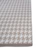 alhambra beige and brown wool flat weaves Rug - Corner