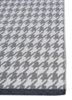 alhambra grey and black wool flat weaves Rug - Corner