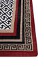alhambra grey and black wool flat weaves Rug - Corner