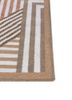 alhambra ivory wool flat weaves Rug - Corner