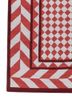 alhambra ivory wool flat weaves Rug - Corner