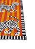 alhambra red and orange wool flat weaves Rug - Corner alhambra red and orange wool flat weaves Rug - Corner