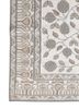 bedouin ivory wool flat weaves Rug - Corner