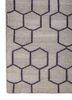 indusbar grey and black wool and viscose flat weaves Rug - Corner indusbar grey and black wool and viscose flat weaves Rug - Corner