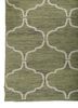 indusbar green wool and viscose flat weaves Rug - Corner indusbar green wool and viscose flat weaves Rug - Corner