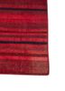 indusbar red and orange wool and viscose flat weaves Rug - Corner indusbar red and orange wool and viscose flat weaves Rug - Corner
