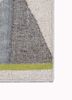 indusbar ivory wool and viscose flat weaves Rug - Corner
