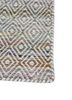 abrash grey and black wool and viscose flat weaves Rug - Corner