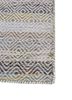 abrash blue wool and viscose flat weaves Rug - Corner abrash blue wool and viscose flat weaves Rug - Corner