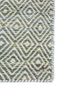 abrash green wool and viscose flat weaves Rug - Corner