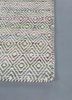 abrash green wool and viscose flat weaves Rug - Corner