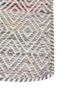 abrash red and orange wool and viscose flat weaves Rug - Corner abrash red and orange wool and viscose flat weaves Rug - Corner