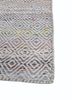 abrash gold wool and viscose flat weaves Rug - Corner abrash gold wool and viscose flat weaves Rug - Corner